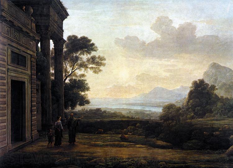 Claude Lorrain Landscape with Abraham Expelling Hagar (mk17) Germany oil painting art